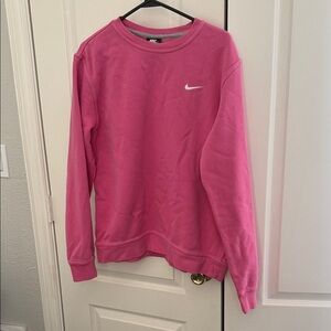 Nike Women's Fuchsia Crew Neck Sweater